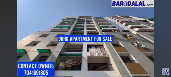 3bhk apartment for sale or rent in vadodara , sama savli road , dumad chowkdi