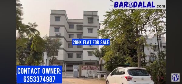 Fully furnished 2bhk flat for sale in vadodara, vasna road , shree heights