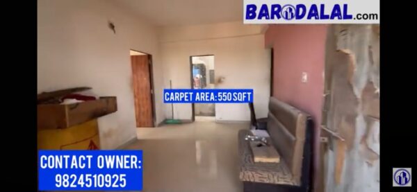 2bhk flat for sale or rent in vadodara, waghodia road , krishna heights