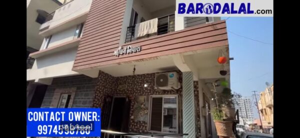 Semi furnished 3bhk Duplex for sale in vadodara, warasiya harni ring road , dayal nagar