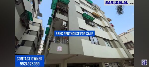 Full furnished 3bhk penthouse for sale in vadodara, vasna bhayli road, earth ecropolis 1