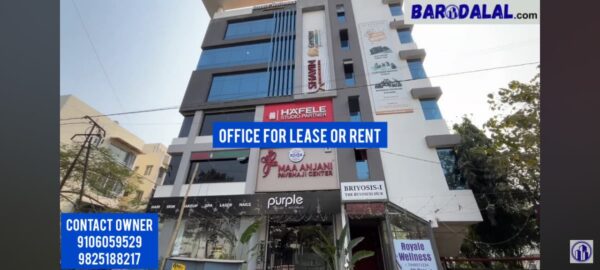 Office for rent or lease in vadodara, manisha, Briyosis-1
