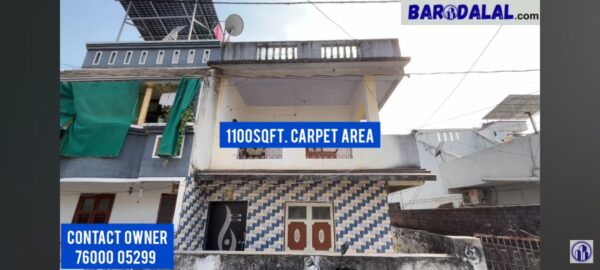 3bhk tenament for sale in vadodara, tandalja road, mukti nagar