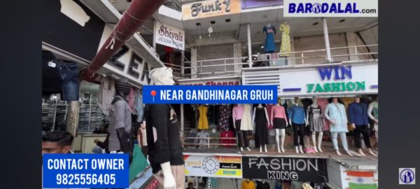 Full furnished shop for sale in vadodara, near gandhinagar gruh