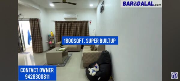 Full furnished 3bhk flat for sale in vadodara, new alkapuri, yogiraj resicum plaza