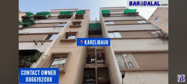2bhk flat for sale in vadodara, karelibaug, shreeji ashray