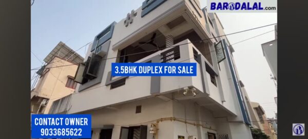 Full furnished 3.5bhk duplex for sale in vadodara, manjalpur, akshardham duplex