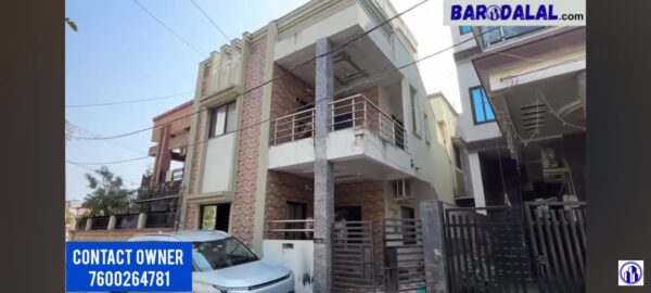 5b2h2k villa for sale in vadodara, warasiya, ambika niketan society