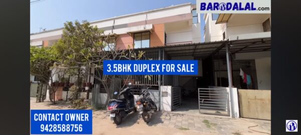3.5bhk duplex for sale in vadodara, near kapurai cross road, darshanam antilia 2