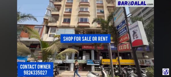 Shop for sale or rent in Vadodara, akshar chowk, shree sai villa complex