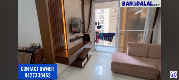 Full furnished 3bhk flat for sale in vadodara, harni road, sun antalia