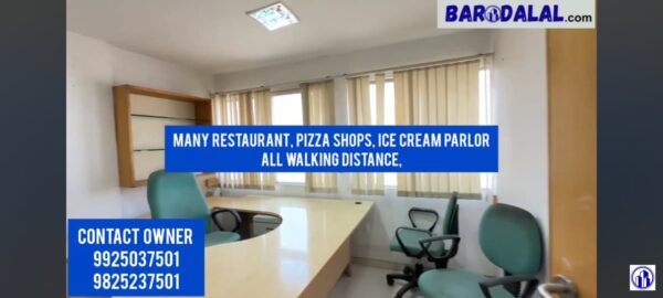 Full furnished office for rent in vadodara, jetalpur road, anand complex