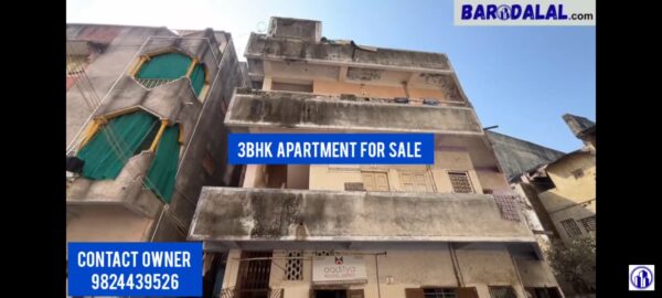 Pre rented 3bhk apartment for sale in vadodara, raipura siyapura