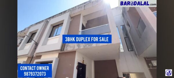 3bhk duplex for sale in vadodara, kalali, aavkar duplex
