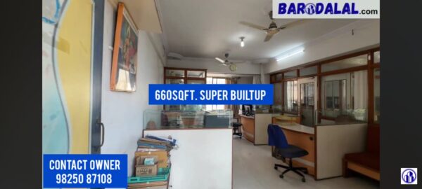 Full furnished office for sale in vadodara, sayajigunj, profute centre