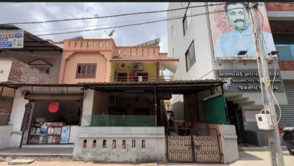 semi construct property for rent or lease in vadodara main road touch Padra